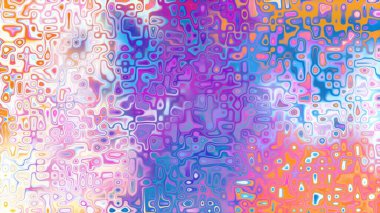 Yumuşak mor ve pembe tonlara sahip soyut organik hücresel doku, sıvı mozaik desen ve rüya gibi dijital yüzey