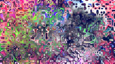 Yumuşak mor ve pembe tonlara sahip soyut organik hücresel doku, sıvı mozaik desen ve rüya gibi dijital yüzey