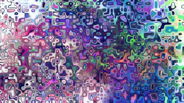 Yumuşak mor ve pembe tonlara sahip soyut organik hücresel doku, sıvı mozaik desen ve rüya gibi dijital yüzey