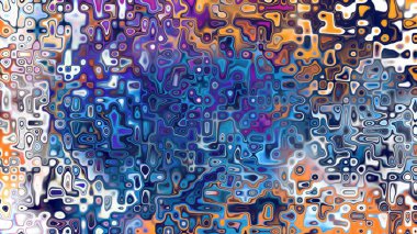 Yumuşak mor ve pembe tonlara sahip soyut organik hücresel doku, sıvı mozaik desen ve rüya gibi dijital yüzey