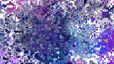 Yumuşak mor ve pembe tonlara sahip soyut organik hücresel doku, sıvı mozaik desen ve rüya gibi dijital yüzey