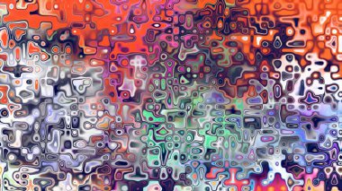 Yumuşak mor ve pembe tonlara sahip soyut organik hücresel doku, sıvı mozaik desen ve rüya gibi dijital yüzey