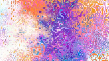 Yumuşak mor ve pembe tonlara sahip soyut organik hücresel doku, sıvı mozaik desen ve rüya gibi dijital yüzey