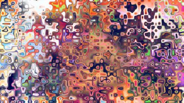 Yumuşak mor ve pembe tonlara sahip soyut organik hücresel doku, sıvı mozaik desen ve rüya gibi dijital yüzey