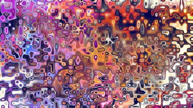 Yumuşak mor ve pembe tonlara sahip soyut organik hücresel doku, sıvı mozaik desen ve rüya gibi dijital yüzey