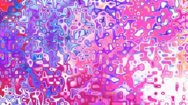 Yumuşak mor ve pembe tonlara sahip soyut organik hücresel doku, sıvı mozaik desen ve rüya gibi dijital yüzey