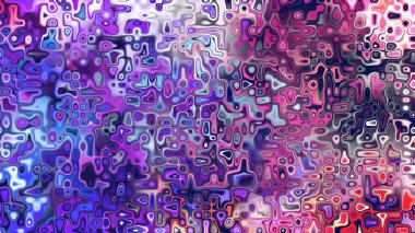 Yumuşak mor ve pembe tonlara sahip soyut organik hücresel doku, sıvı mozaik desen ve rüya gibi dijital yüzey