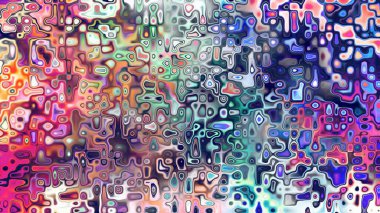 Yumuşak mor ve pembe tonlara sahip soyut organik hücresel doku, sıvı mozaik desen ve rüya gibi dijital yüzey