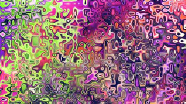 Yumuşak mor ve pembe tonlara sahip soyut organik hücresel doku, sıvı mozaik desen ve rüya gibi dijital yüzey