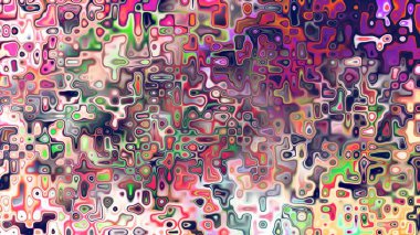 Yumuşak mor ve pembe tonlara sahip soyut organik hücresel doku, sıvı mozaik desen ve rüya gibi dijital yüzey