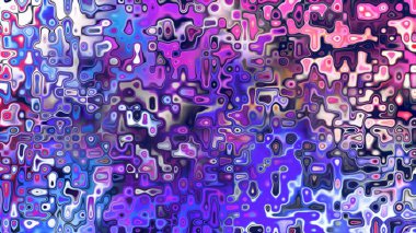 Yumuşak mor ve pembe tonlara sahip soyut organik hücresel doku, sıvı mozaik desen ve rüya gibi dijital yüzey