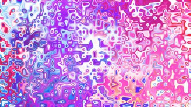 Yumuşak mor ve pembe tonlara sahip soyut organik hücresel doku, sıvı mozaik desen ve rüya gibi dijital yüzey