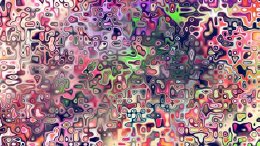 Yumuşak mor ve pembe tonlara sahip soyut organik hücresel doku, sıvı mozaik desen ve rüya gibi dijital yüzey