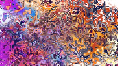 Yumuşak mor ve pembe tonlara sahip soyut organik hücresel doku, sıvı mozaik desen ve rüya gibi dijital yüzey