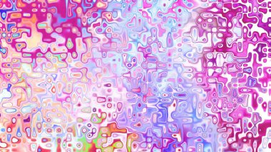 Yumuşak mor ve pembe tonlara sahip soyut organik hücresel doku, sıvı mozaik desen ve rüya gibi dijital yüzey