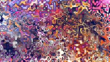 Yumuşak mor ve pembe tonlara sahip soyut organik hücresel doku, sıvı mozaik desen ve rüya gibi dijital yüzey