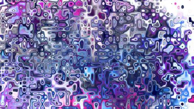 Yumuşak mor ve pembe tonlara sahip soyut organik hücresel doku, sıvı mozaik desen ve rüya gibi dijital yüzey