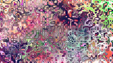 Yumuşak mor ve pembe tonlara sahip soyut organik hücresel doku, sıvı mozaik desen ve rüya gibi dijital yüzey