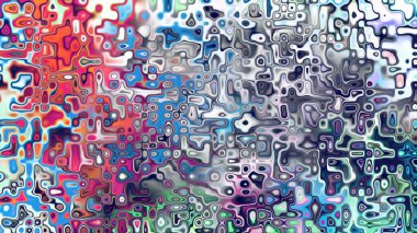 Yumuşak mor ve pembe tonlara sahip soyut organik hücresel doku, sıvı mozaik desen ve rüya gibi dijital yüzey