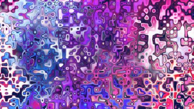 Yumuşak mor ve pembe tonlara sahip soyut organik hücresel doku, sıvı mozaik desen ve rüya gibi dijital yüzey