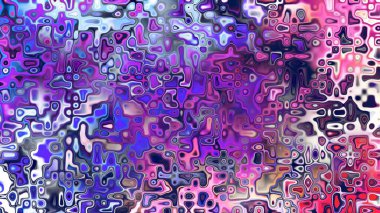 Yumuşak mor ve pembe tonlara sahip soyut organik hücresel doku, sıvı mozaik desen ve rüya gibi dijital yüzey