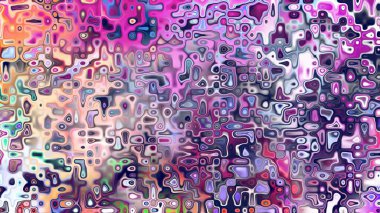 Yumuşak mor ve pembe tonlara sahip soyut organik hücresel doku, sıvı mozaik desen ve rüya gibi dijital yüzey