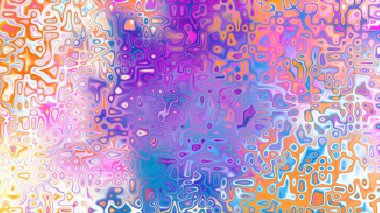 Yumuşak mor ve pembe tonlara sahip soyut organik hücresel doku, sıvı mozaik desen ve rüya gibi dijital yüzey