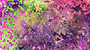 Yumuşak mor ve pembe tonlara sahip soyut organik hücresel doku, sıvı mozaik desen ve rüya gibi dijital yüzey