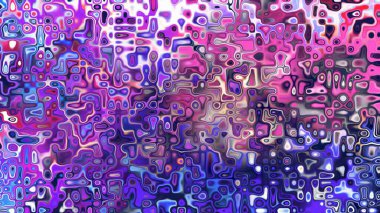 Yumuşak mor ve pembe tonlara sahip soyut organik hücresel doku, sıvı mozaik desen ve rüya gibi dijital yüzey