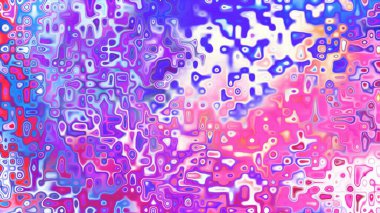 Yumuşak mor ve pembe tonlara sahip soyut organik hücresel doku, sıvı mozaik desen ve rüya gibi dijital yüzey