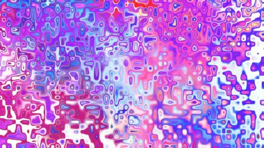 Yumuşak mor ve pembe tonlara sahip soyut organik hücresel doku, sıvı mozaik desen ve rüya gibi dijital yüzey