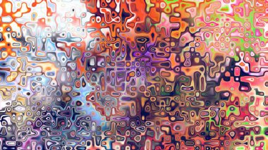 Yumuşak mor ve pembe tonlara sahip soyut organik hücresel doku, sıvı mozaik desen ve rüya gibi dijital yüzey