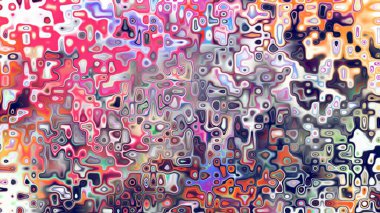 Yumuşak mor ve pembe tonlara sahip soyut organik hücresel doku, sıvı mozaik desen ve rüya gibi dijital yüzey