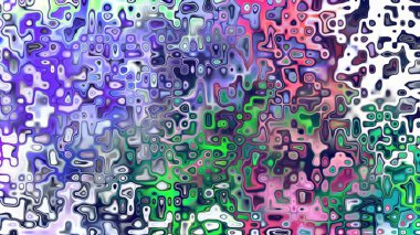 Yumuşak mor ve pembe tonlara sahip soyut organik hücresel doku, sıvı mozaik desen ve rüya gibi dijital yüzey