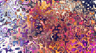 Yumuşak mor ve pembe tonlara sahip soyut organik hücresel doku, sıvı mozaik desen ve rüya gibi dijital yüzey