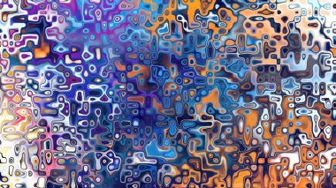 Yumuşak mor ve pembe tonlara sahip soyut organik hücresel doku, sıvı mozaik desen ve rüya gibi dijital yüzey