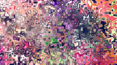 Yumuşak mor ve pembe tonlara sahip soyut organik hücresel doku, sıvı mozaik desen ve rüya gibi dijital yüzey