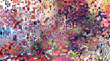 Yumuşak mor ve pembe tonlara sahip soyut organik hücresel doku, sıvı mozaik desen ve rüya gibi dijital yüzey