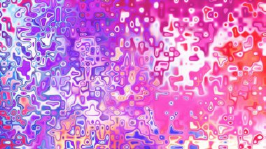 Yumuşak mor ve pembe tonlara sahip soyut organik hücresel doku, sıvı mozaik desen ve rüya gibi dijital yüzey