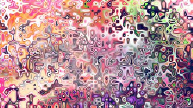 Yumuşak mor ve pembe tonlara sahip soyut organik hücresel doku, sıvı mozaik desen ve rüya gibi dijital yüzey