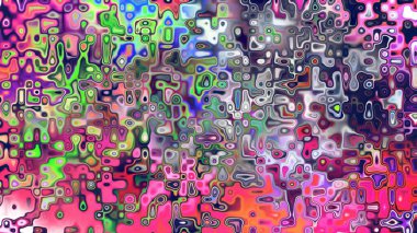 Yumuşak mor ve pembe tonlara sahip soyut organik hücresel doku, sıvı mozaik desen ve rüya gibi dijital yüzey