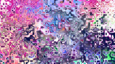 Yumuşak mor ve pembe tonlara sahip soyut organik hücresel doku, sıvı mozaik desen ve rüya gibi dijital yüzey