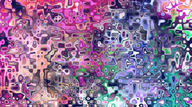 Yumuşak mor ve pembe tonlara sahip soyut organik hücresel doku, sıvı mozaik desen ve rüya gibi dijital yüzey