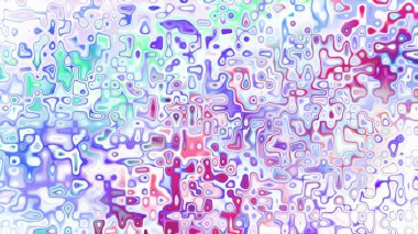 Yumuşak mor ve pembe tonlara sahip soyut organik hücresel doku, sıvı mozaik desen ve rüya gibi dijital yüzey