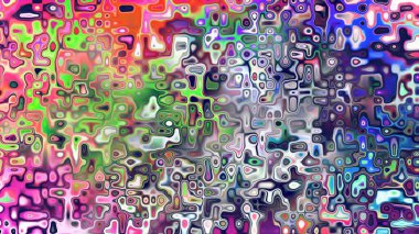 Yumuşak mor ve pembe tonlara sahip soyut organik hücresel doku, sıvı mozaik desen ve rüya gibi dijital yüzey