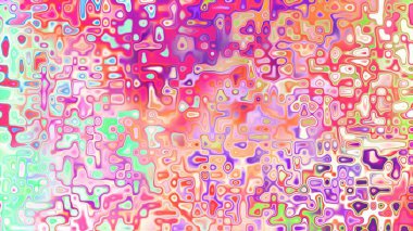 Yumuşak mor ve pembe tonlara sahip soyut organik hücresel doku, sıvı mozaik desen ve rüya gibi dijital yüzey