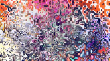 Yumuşak mor ve pembe tonlara sahip soyut organik hücresel doku, sıvı mozaik desen ve rüya gibi dijital yüzey