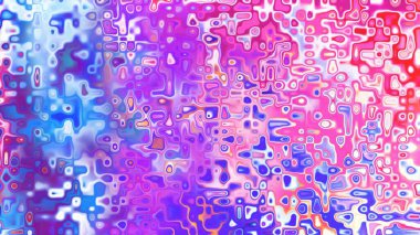 Yumuşak mor ve pembe tonlara sahip soyut organik hücresel doku, sıvı mozaik desen ve rüya gibi dijital yüzey