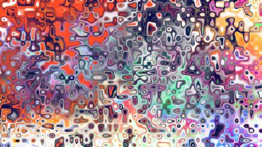 Yumuşak mor ve pembe tonlara sahip soyut organik hücresel doku, sıvı mozaik desen ve rüya gibi dijital yüzey