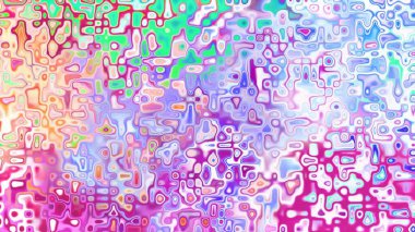 Yumuşak mor ve pembe tonlara sahip soyut organik hücresel doku, sıvı mozaik desen ve rüya gibi dijital yüzey